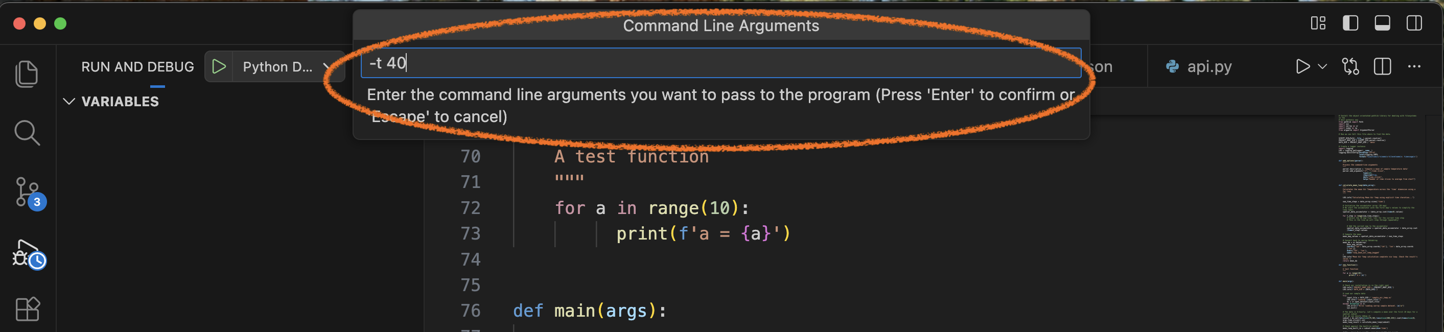 Enter your arguments
